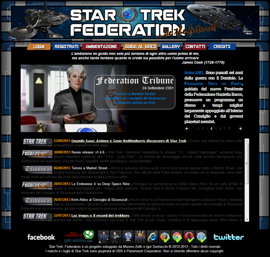 Star Trek Federation Home Page