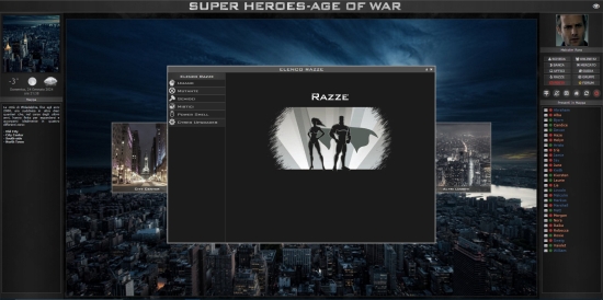 Superheroes: Age of War - Razze