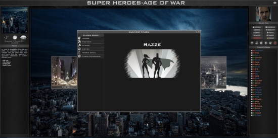 Superheroes: Age of War - Razze