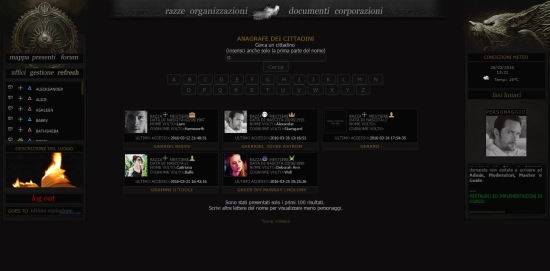 Ultima Espiazione - Anagrafe