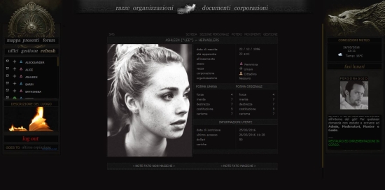 Ultima Espiazione - Profilo Personaggio