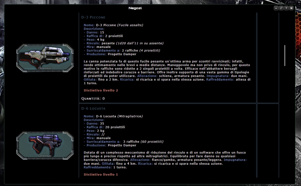 Damper Gioco di Ruolo