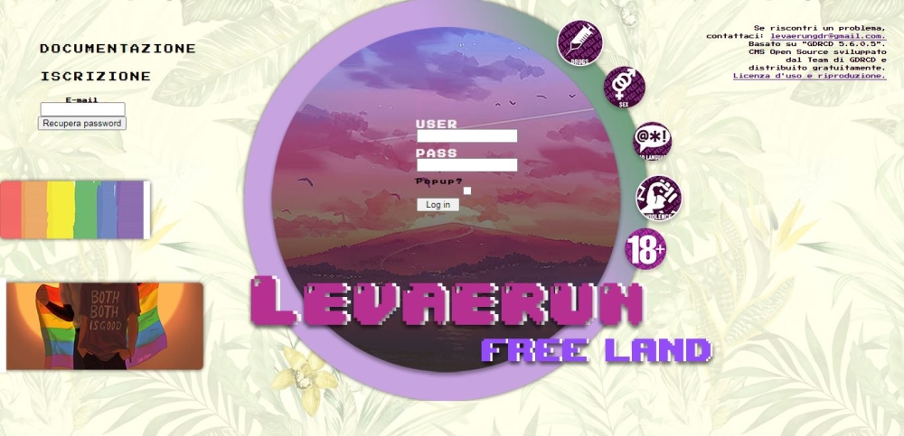 Levaerun - Gioco di Ruolo Yaoi
