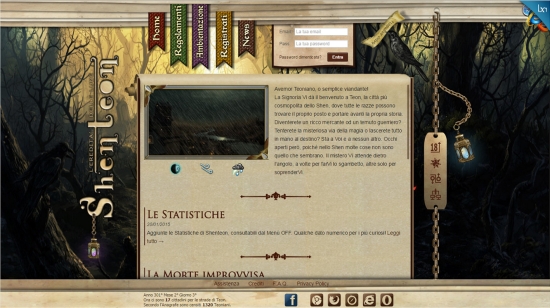 Shenteon - LEredit delle Lune - Home Page