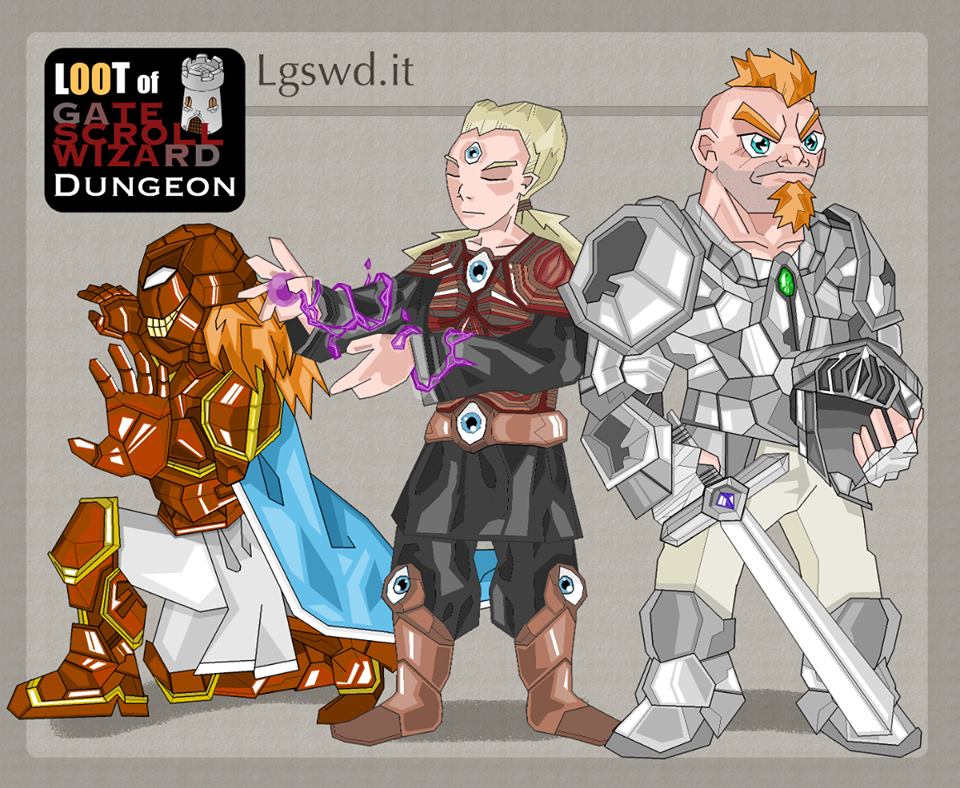 Loot of GateScrollWizard Dungeon