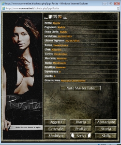 Nox Venetiae Profilo Giocatore