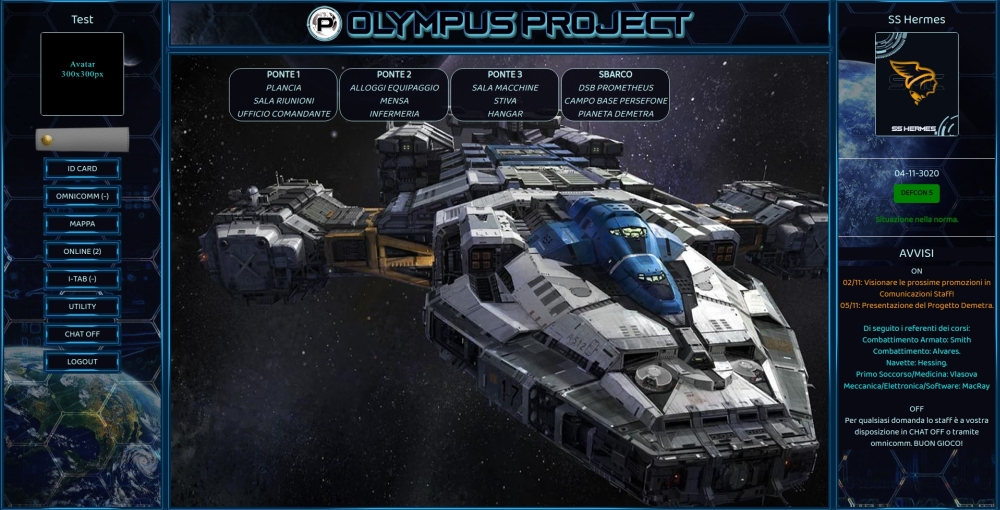 Olympus Project Play by Chat
