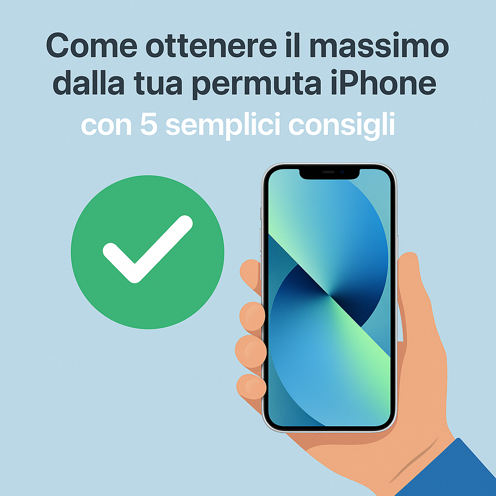 Come ottenere il massimo dalla tua permuta iPhone con
5 semplici consigli