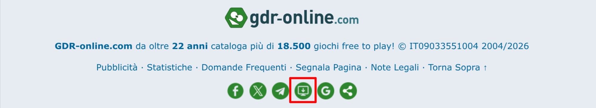 PWA Footer