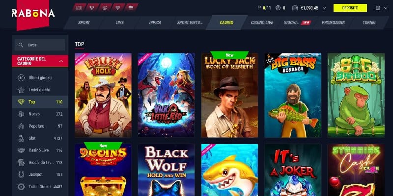 TOP-5 Tipi di attivit da provare al Rabona Casino