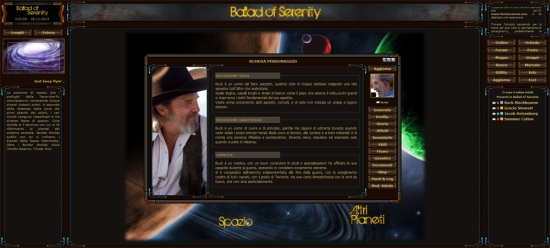 Ballad of Serenity Scheda Personaggio