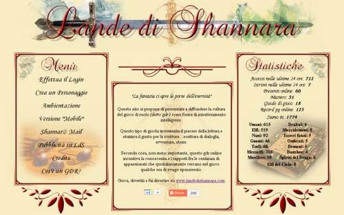 Lande di Shannara Home Page