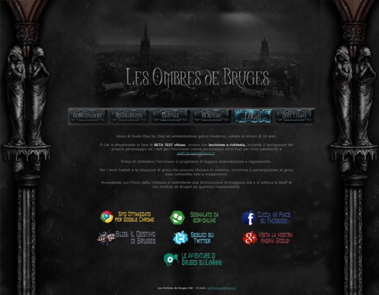 Les Ombres de Bruges - Home Page