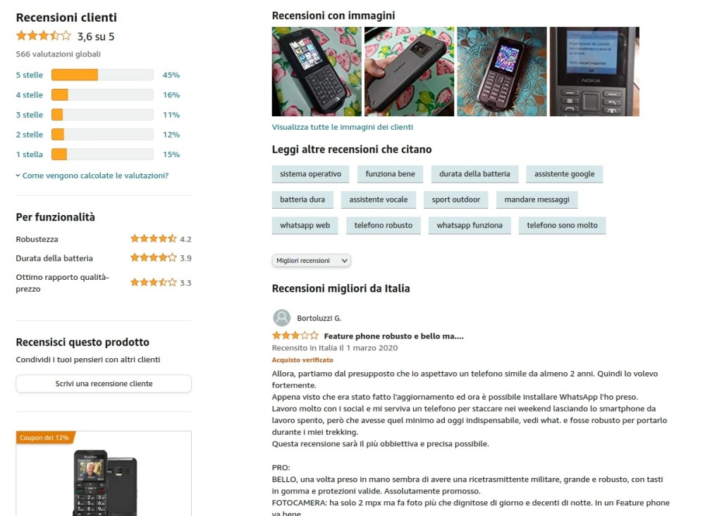 Non fidarsi delle recensioni negative