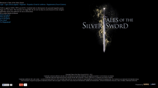 Home Page Tales of Silver Sword