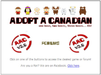 Adopt a Canadian - Screenshot Browser Game