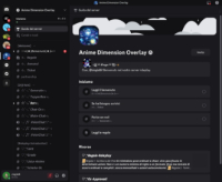 Anime Dimension Overlay - Screenshot Play by Discord