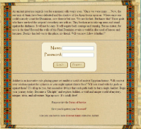 Ankhet - Screenshot Browser Game