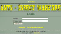 Ants Insect Warfare - Screenshot Browser Game