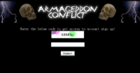 Armageddon Conflict - Screenshot Post Apocalittico