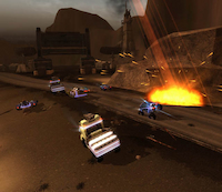 Auto Assault - Screenshot Post Apocalittico
