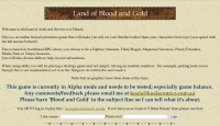 Land of Blood and Gold - Screenshot Browser Game