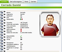 Calcio Manager - Screenshot Browser Game
