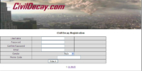 Civil Decay - Screenshot Browser Game