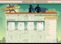 ComWars - Screenshot Supereroi