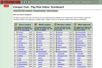 Conquer Club - Screenshot Guerra