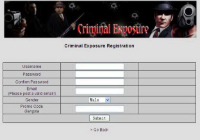 Criminal Exposure - Screenshot Browser Game