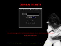 Criminal Insanity - Screenshot Browser Game