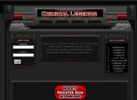 Criminal Legends - Screenshot Browser Game
