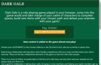 DarkGale - Screenshot Browser Game