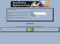 Deadly Universe - Screenshot Battaglie Galattiche