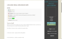 L’Eclisse degli Arcanum - Screenshot Play by Rolenet