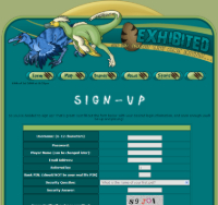 Exhibited - Screenshot Browser Game