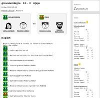 Foosball Manager - Screenshot Browser Game