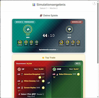 Football Franchise - Screenshot Calcio
