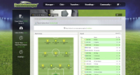 FootieManager - Screenshot Browser Game
