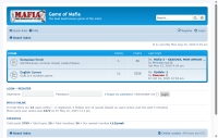 Game of Mafia - Screenshot Browser Game