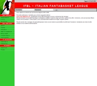 IFBL - Italian Fantabasket League - Screenshot Browser Game