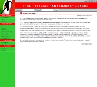 IFBL - Italian Fantabasket League - Screenshot Altri Sport