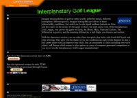 Interplanetary Golf League - Screenshot Altri Sport