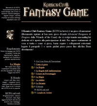 Komics Club Fantasy Game - Screenshot Play by Mail