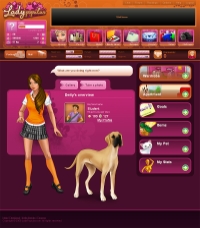 Lady Popular - Screenshot Browser Game