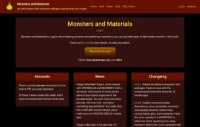 Monsters and Materials - Screenshot Multi User Dungeon
