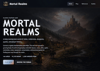Mortal Realms - Screenshot Multi User Dungeon
