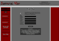 Samurai War - Screenshot Storico