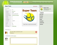 Tennismanager - Screenshot Browser Game
